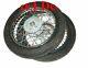 Fits Royal Enfield Steel Wheel Rim Pair Complete Wm2-19 With Tyre & Tube Ecs