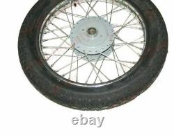 Fits Royal Enfield Steel Wheel Rim Pair Complete Wm2-19 With Tyre & Tube ECs