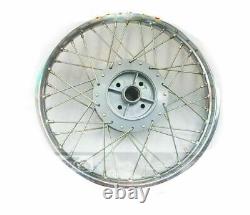 For Royal Enfield 350 500 Complete Pair Steel Wheel Rim Wm2 19