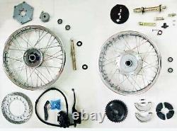 For Royal Enfield Complete Front & Rear Wheel + Front Wheel Disc Brake Kit