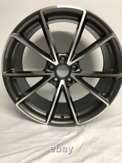 For Skoda Style 19 x 8 Alloy Wheels Set x4 New 5x112 Gun-Metal