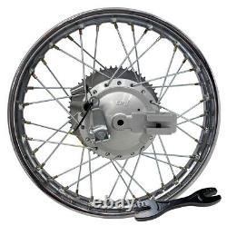 For Suzuki 03-Up DRZ 125 16 Complete Rear Rim Wheel Assembly Brakes & Sprocket