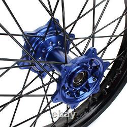 For Yamaha 21 19 MX Complete Front Rear Wheels Rim Hub YZ250F YZ450F 2014-2021