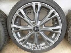 Ford Fiesta Mk7 St Ecoboost 17 Alloys Wheels With Tyres X4 Complete