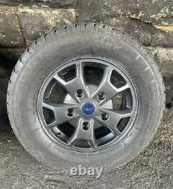 Ford Transit Mk8 16 Alloy Wheels Complete Set Refurbed Grey Custom Etc Genuine