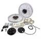 Front & Rear Half Width Wheel Rim Brake Assey Complete Set For Royal Enfield Aes
