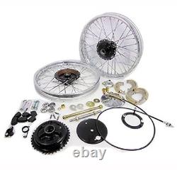 Front & Rear Half Width Wheel Rim Brake Assey Complete Set for Royal Enfield AEs