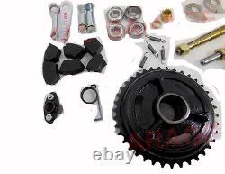 Front & Rear Half Width Wheel Rim Brake Assey Complete Set for Royal Enfield AEs