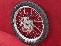 Front Rim Complete withRotor & Tire 99-02 KX250 KX125 Frt Wheel KX 125/250