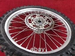 Front Rim Complete withRotor & Tire 99-02 KX250 KX125 Frt Wheel KX 125/250