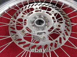 Front Rim Complete withRotor & Tire 99-02 KX250 KX125 Frt Wheel KX 125/250