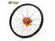 Front Wheel Complete Haan Wheels 21x2, 15x36t Rim Black / Hub Orange / Spoke