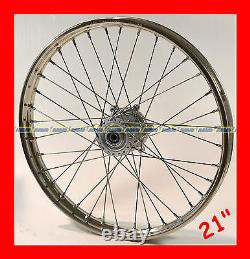 Front Wheel Rim Complete Chrome 1.60 x 21 36 Spokes Aprilia RX MX 50 8208420