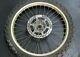 Front Wheel Rim Kawasaki Kx 125 -250 Gold Color Complete With Disc