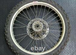 Front Wheel Rim Kawasaki KX 125 -250 Gold Color Complete with Disc