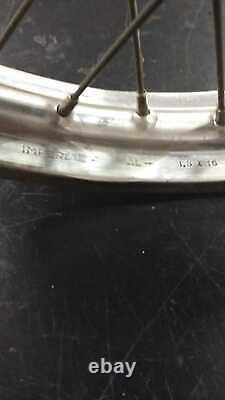 Front Wheel Rim NEW 1.5 x 16 Spokes Complete with Hub PIAGGIO