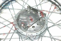 Front Wheel Rim With 7'' Complete Hub Drum Polished For BSA RE Motorcycle @Vi