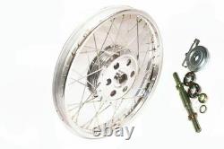 Front Wheel Rim With 7'' Complete light Hub Drum Polished Fits For BSA RE