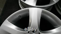 GENUINE BMW E81 E82 E87 E88 Complete Set 4x Wheel Alloy Rim 17 spider spoke 142