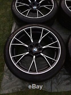 Genuine 20 Bmw M5 F90 789m Competition Alloy Wheels In Shadow Black Complete