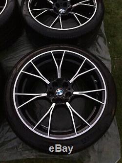 Genuine 20 Bmw M5 F90 789m Competition Alloy Wheels In Shadow Black Complete