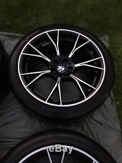 Genuine 20 Bmw M5 F90 789m Competition Alloy Wheels In Shadow Black Complete