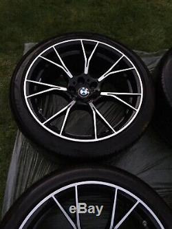 Genuine 20 Bmw M5 F90 789m Competition Alloy Wheels In Shadow Black Complete