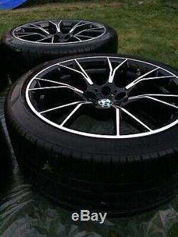 Genuine 20 Bmw M5 F90 789m Competition Alloy Wheels In Shadow Black Complete