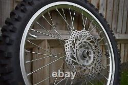 Genuine 2006 Honda CR125 OEM Wheel set Very good condition CR 125 wheels rims