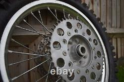 Genuine 2006 Honda CR125 OEM Wheel set Very good condition CR 125 wheels rims