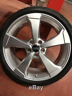Genuine Audi RS3 19 8V Silver Rotor Alloy wheels 1x Complete Set Of 4