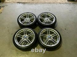 Genuine Bmw 19 M Sport 313 Alloy Wheels And Tyres Set Complete Chrome