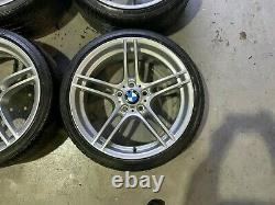 Genuine Bmw 19 M Sport 313 Alloy Wheels And Tyres Set Complete Chrome