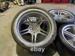 Genuine Bmw 19 M Sport 313 Alloy Wheels And Tyres Set Complete Chrome