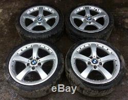 Genuine Bmw E81/87 1 Series Complete Set Of 18 Split Rim Alloy Wheels And Tyres