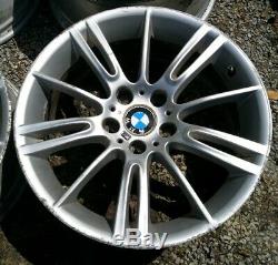 Genuine Bmw E90 M-SPORT MV3 18 Complete Set Of Staggered Alloy Wheels 8036933/4