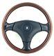 Genuine Mazda Mx-5 Mk2 Nardi Dark Wood Rim Steering Wheel, Complete. Nb. 3d