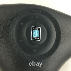 Genuine Mazda MX-5 MK2 Nardi dark wood rim steering wheel, complete. NB. 3D