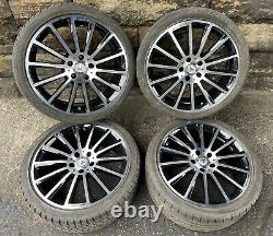 Genuine Mercedes Amg 19 Turbine Alloy Wheels Complete Set C E S Class C63