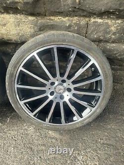 Genuine Mercedes Amg 19 Turbine Alloy Wheels Complete Set C E S Class C63