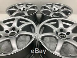 Genuine Tvr Tuscan Spider 7 Spoke 18' Alloy Wheels Tamora T350 Complete Set