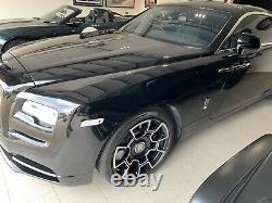 Genuine complete set of Rolls Royce Black Badge Wheels Alloys Dawn Wraith Ghost
