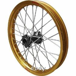 Gold/Black 1.60 x 21 Excel Pro Series Complete Front Wheel UF4AK412