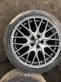 Golf Seat Leon Fr Bbs 17 Alloy Wheel & Tyres Complete Set 7.5jx17h2 215/40r17