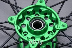 Green Enduro Front Wheel / Rim Complete KAWASAKI KX 450 2019-2024 1,6x21