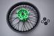 Green Enduro Rear Wheel / Rim Complete Kawasaki Kx 125 2006-2008 2,15x18