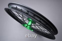 Green Off-Road MX Front Wheel / Rim Complete KAWASAKI KX 250 2021-2024 1,6x21