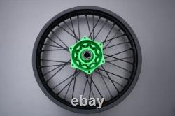 Green Off-Road Rear Wheel Rim Complete KAWASAKI KX 250 F KXF 2006-2007 2,15x19
