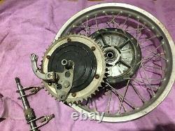 Grimeca conical rear wheel 160mm brake complete assembly brakes, alloy rim etc