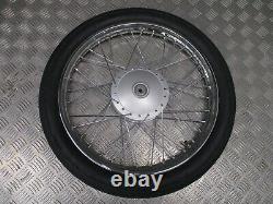 HONDA C90 CUB FRONT WHEEL RIM COMPLETE +TYRE + TUBE + RIM TAPE (Rim 1.20 x 17)